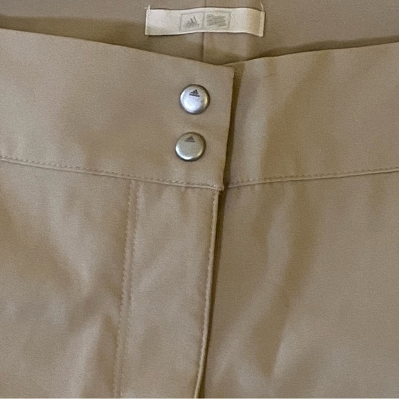 adidas New Size 10 Golf Sport Active‎ Womens Essential Shorts in Raw Gold Color - Picture 7 of 8
